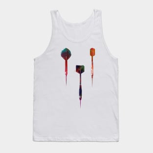 darts sport art #darts #sport Tank Top